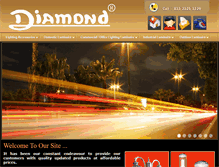 Tablet Screenshot of diamondlighting.net